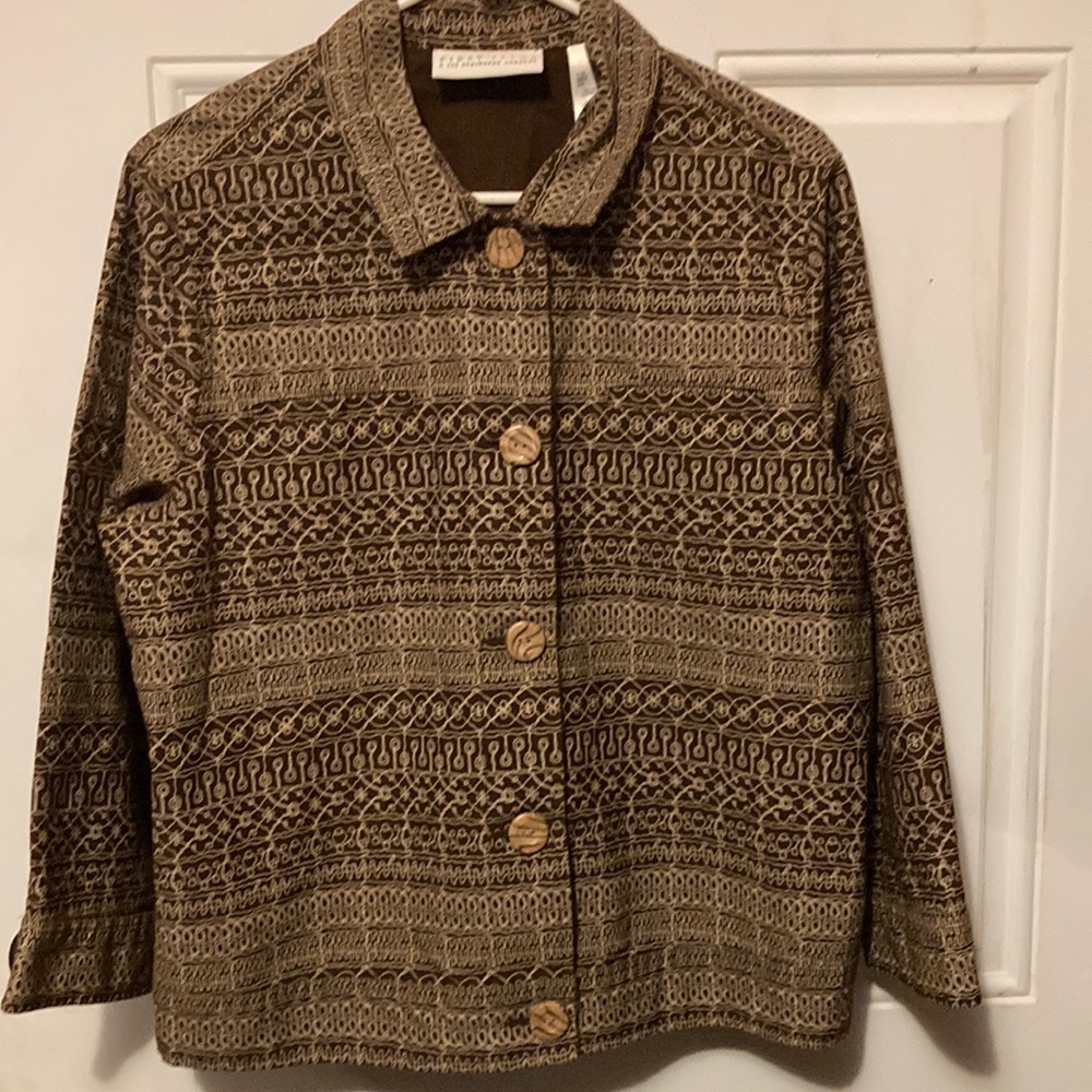 💕First Issue brown jacket xl